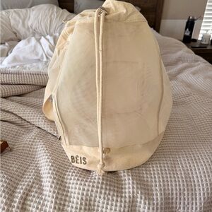 Beige BÉIS Travel Bag